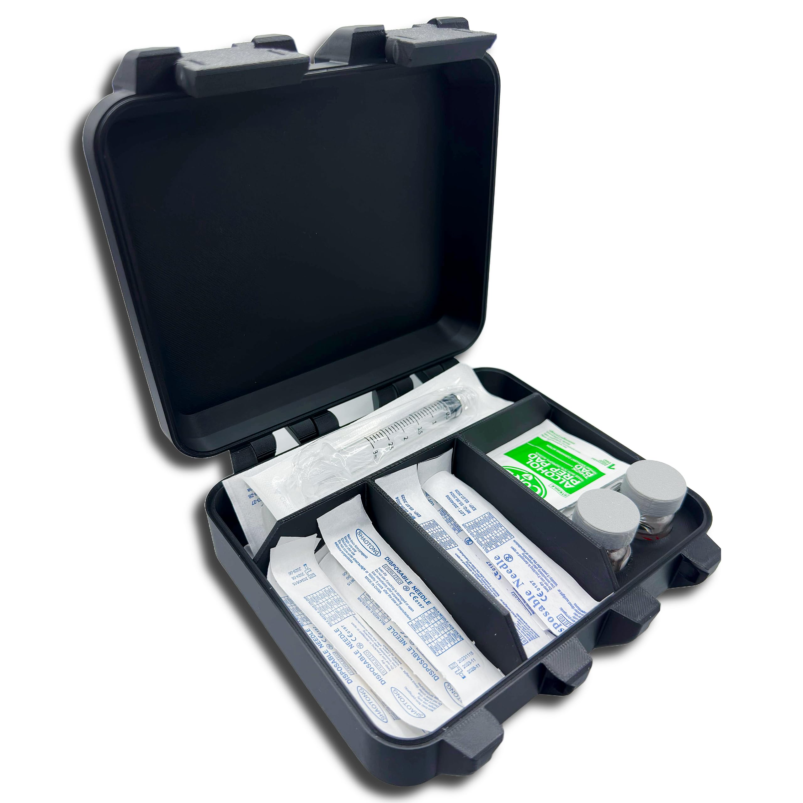 Travel-ready design fits bags and fridge for on-the-go storage