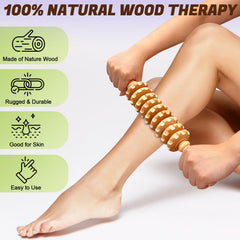 HTHLNG trigger-point knobs target knots along legs and back.