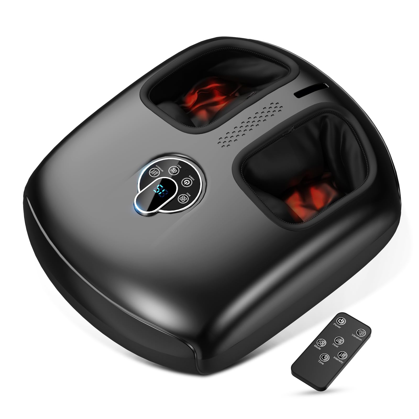 HTM gift-ready foot massager packaging for men and women