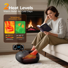 HTM massager shows removable fabric sleeve for easy cleaning