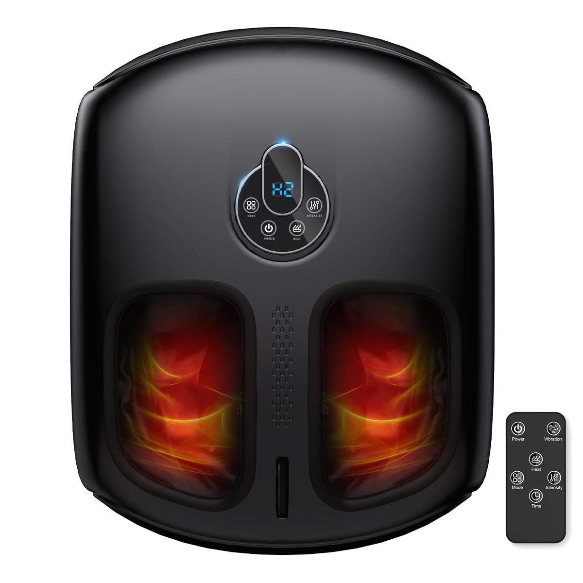 HTM foot massager with shiatsu heat in use for tired feet and relaxation
