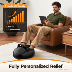 HTM Shiatsu kneading nodes target arch and heel for soothing tension