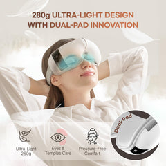 HuBDIC HubiCare eye massager with dual-pad comfort and even pressure.