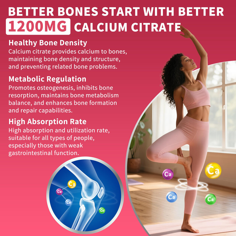 Hudetex peach-flavor calcium citrate gummies visual emphasizing tasty vegan calcium option.