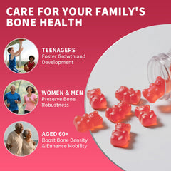Hudetex vegan calcium citrate gummies label demonstrates plant-based calcium.