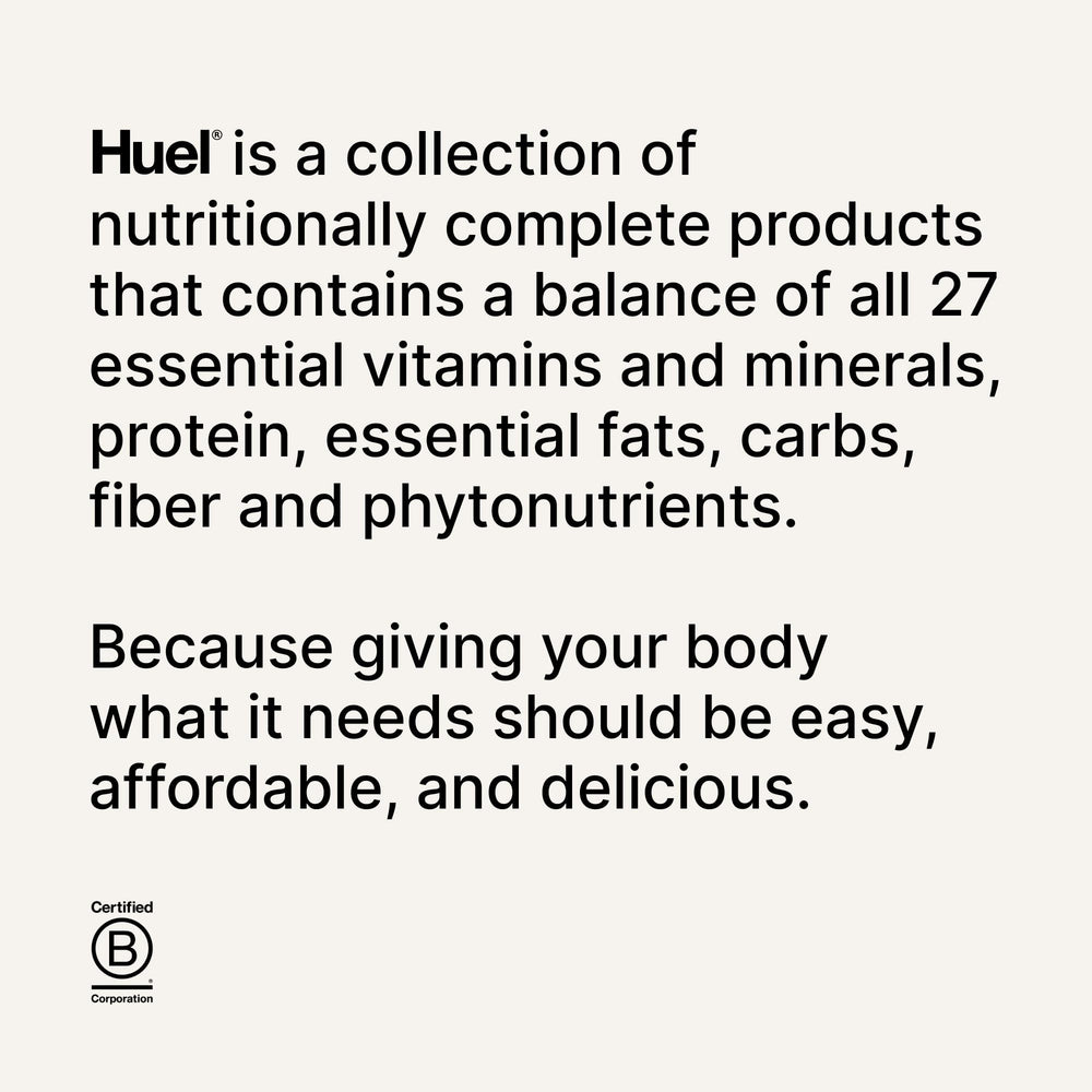 Packaging designed to reduce waste and emissions for Huel Black Edition.