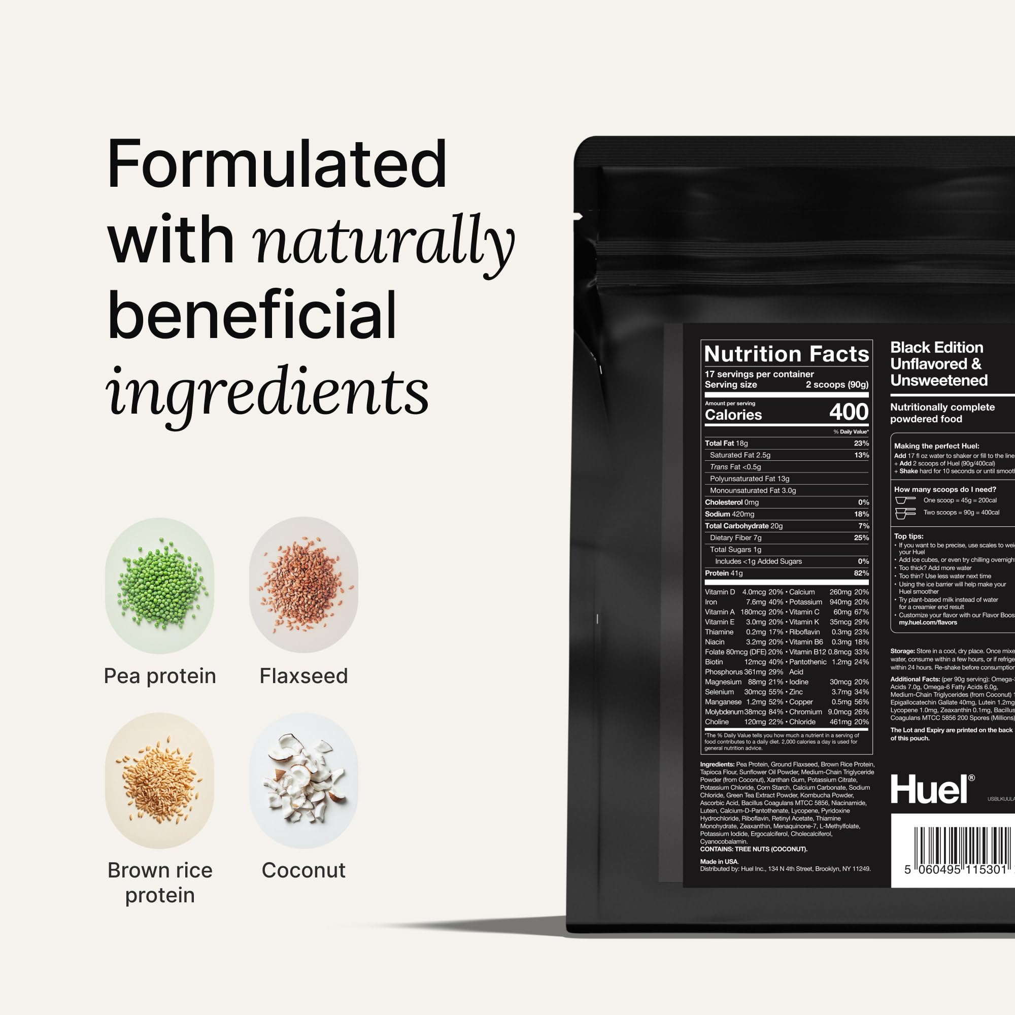 Huel Black Edition Strawberry Shortcake shake captured in a glass for quick energy