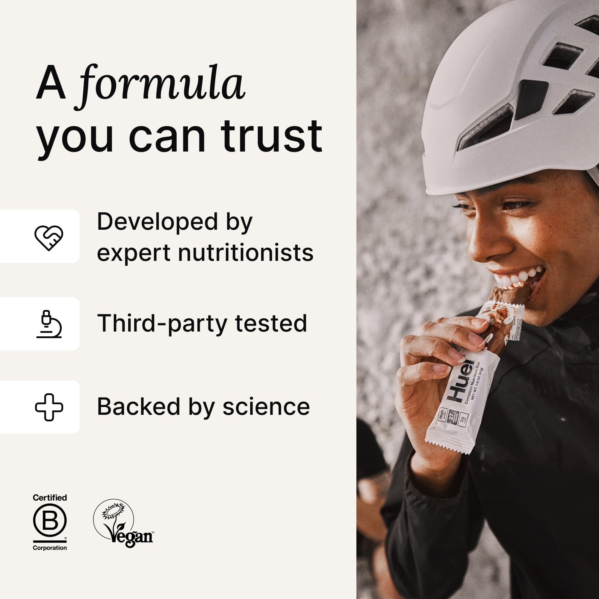 Huel bar on office desk as a reliable midday pick-me-up