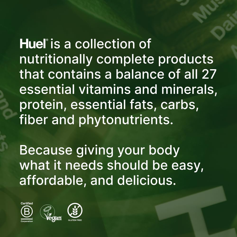 Huel Daily Greens served with lime and mint garnish for a bright, flavorful sip