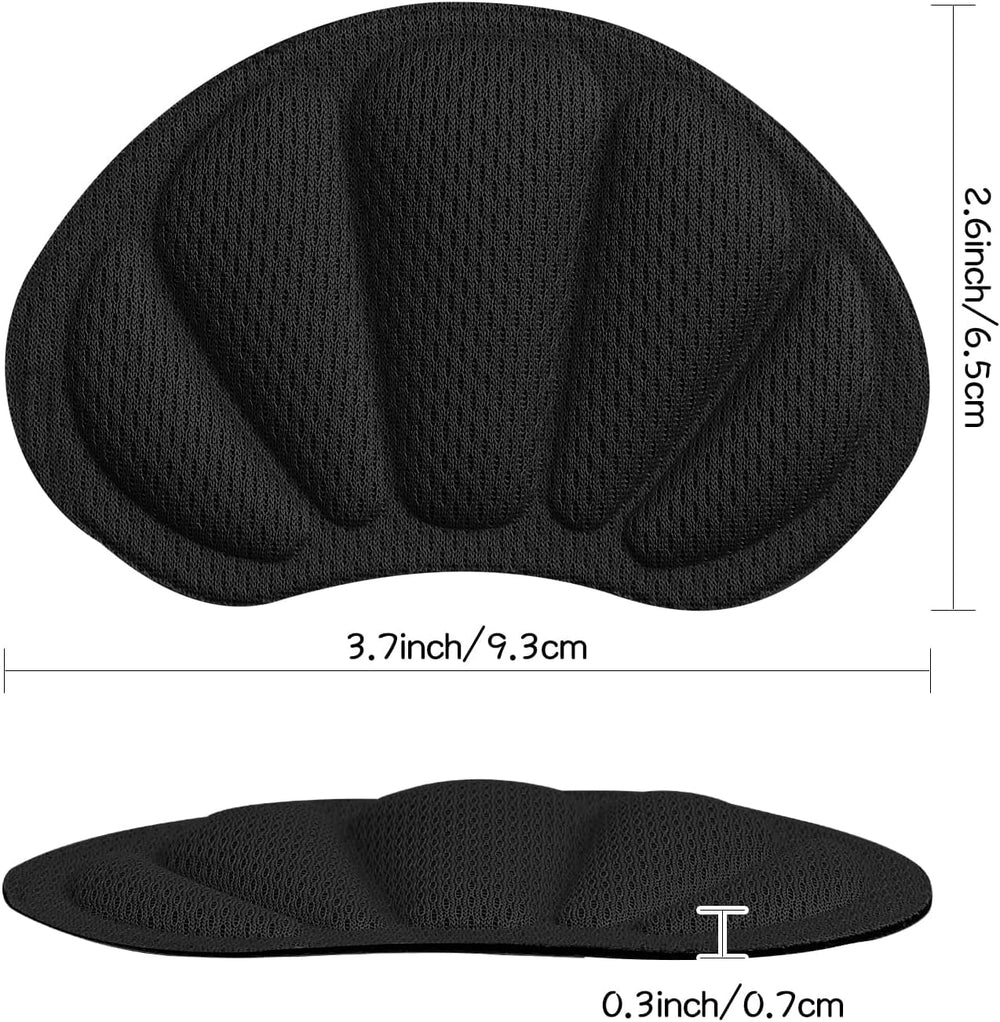 Huethy adhesive back-heel pad stays in place through the day