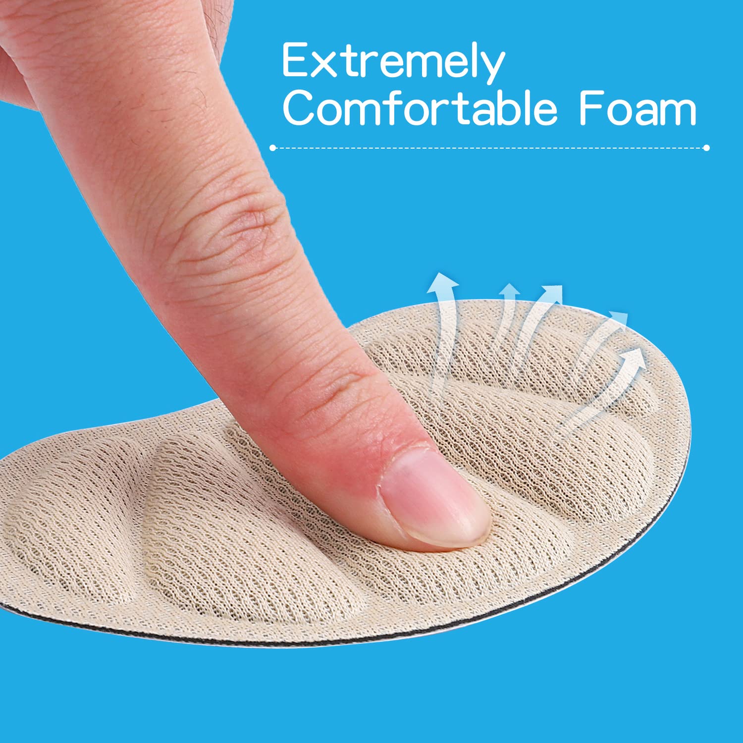 Huethy adhesive heel guards prevent slipping in boots and sneakers