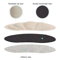 Huethy beige heel pads tighten loose shoes for a better fit