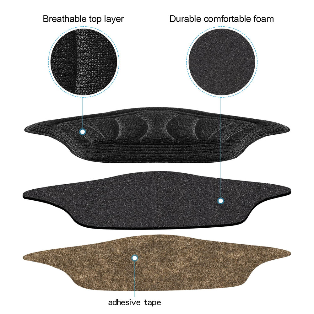 Huethy breathable leather-foam cushion stays cool and comfortable with wick-friendly design.