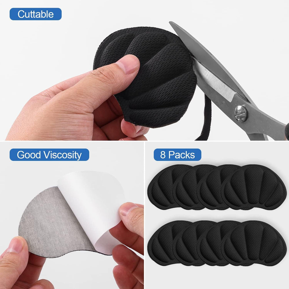 Huethy easy-peel stick-on heel cushions for quick setup