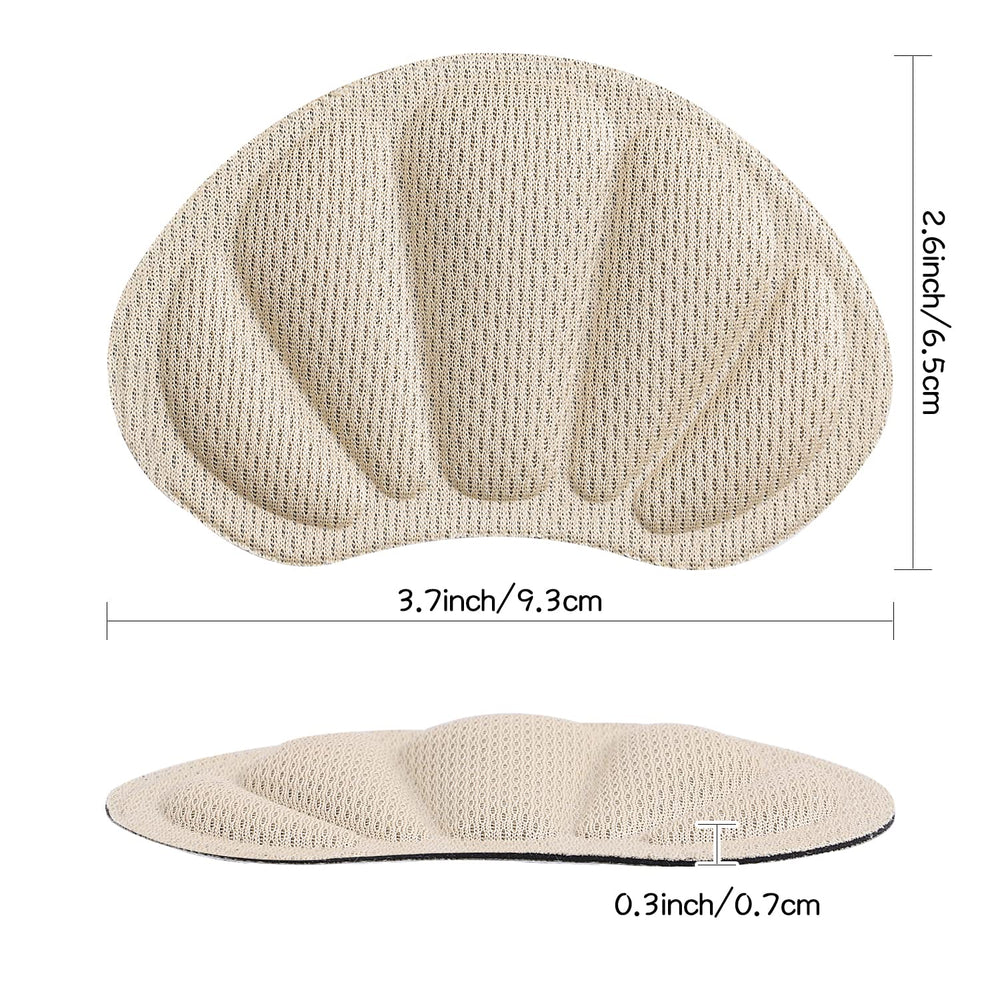 Huethy mesh grip pad keeps heel liners secure during long wear