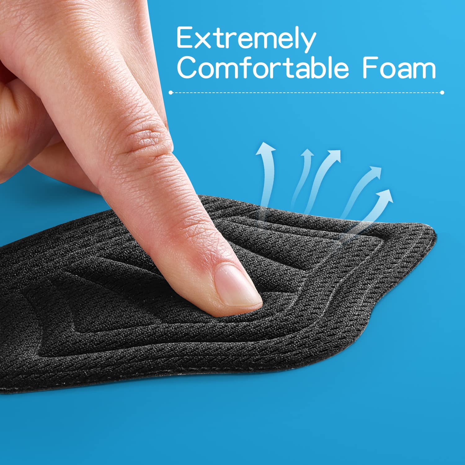 Huethy reusable heel guards offer durable liners for boots and casual shoes.