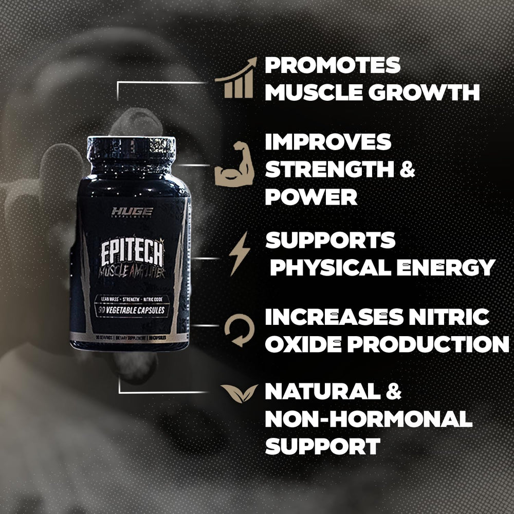 Huge Supplements Epitech Bioperine absorption visual suggests improved bioavailability.