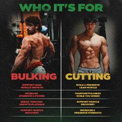 Huge Supplements Sapogenix on a workout scene with a dumbbell, suggesting strength and recovery benefits