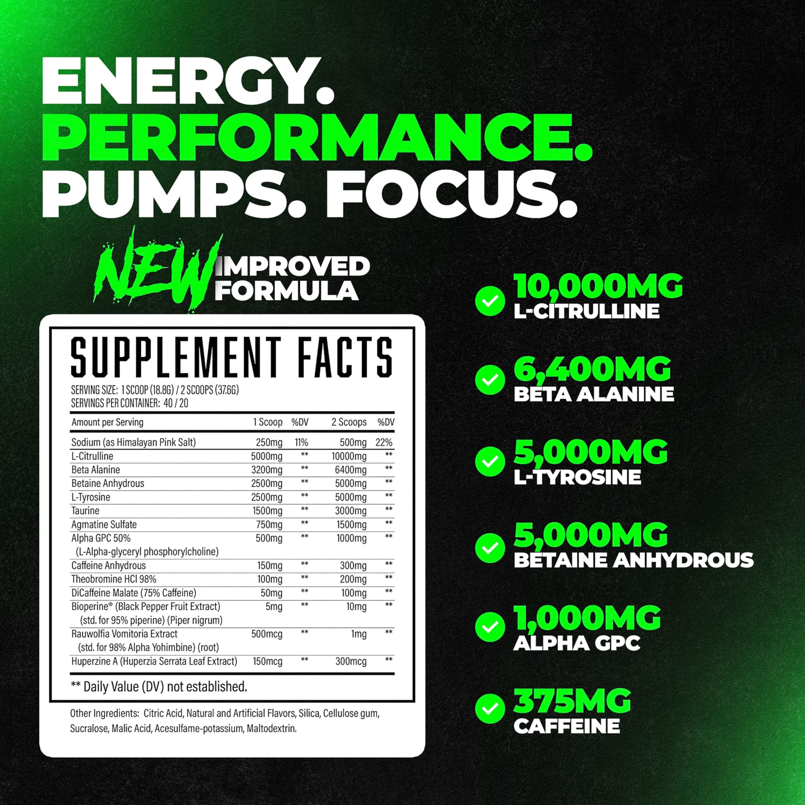 Huge Supplements Wrecked powder scoop highlights precise dosing for workouts.