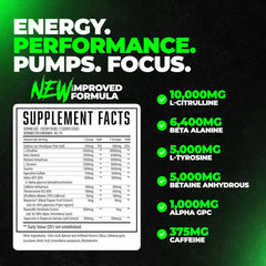 Huge Supplements Wrecked powder scoop highlights precise dosing for workouts.