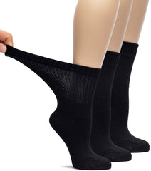Hugh Ugoli bamboo rayon crew socks pack showcases breathable, moisture-wicking comfort.