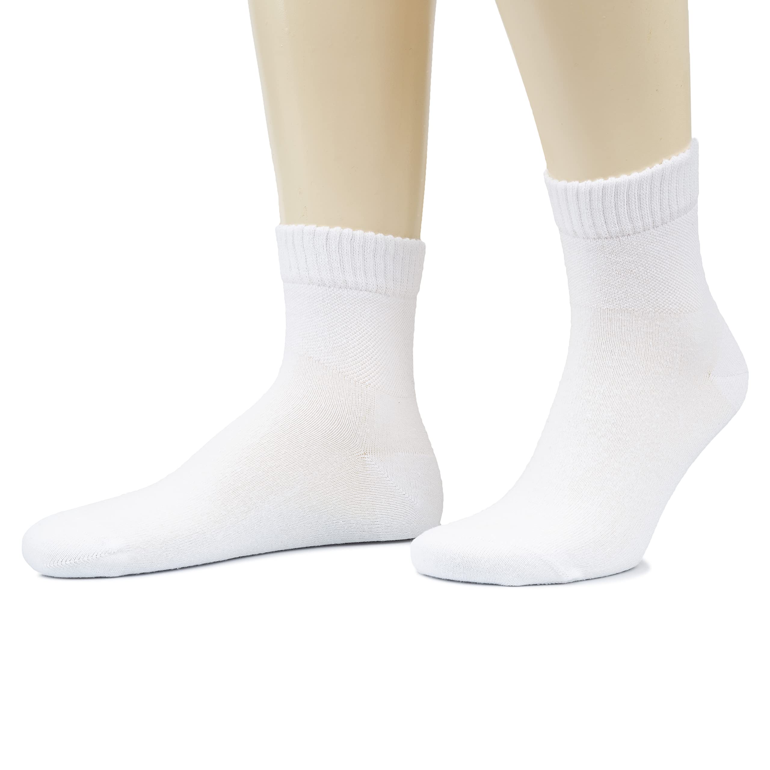 Hugh Ugoli diabetic ankle socks extra-wide top for comfortable fit.