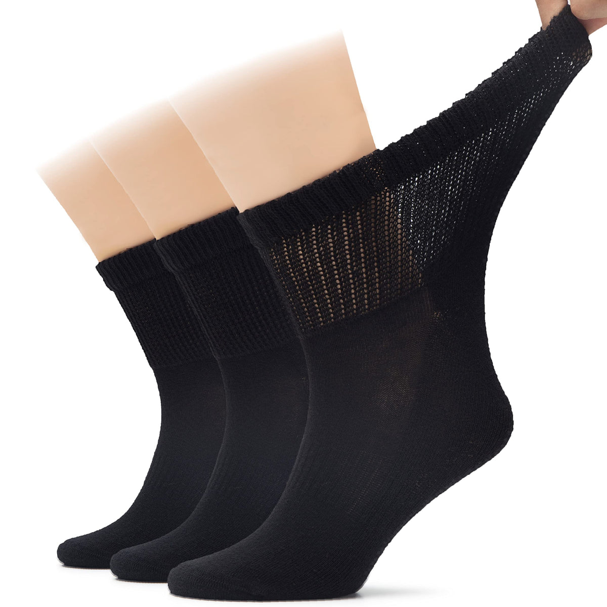 Hugh Ugoli diabetic ankle socks pack offers all-day comfort.