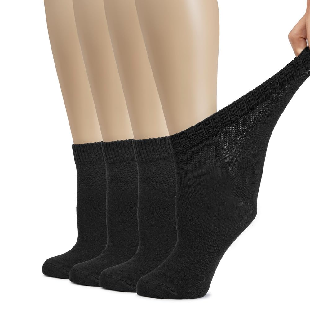 Hugh Ugoli diabetic ankle socks with soft cotton offer breathable comfort for sensitive feet.
