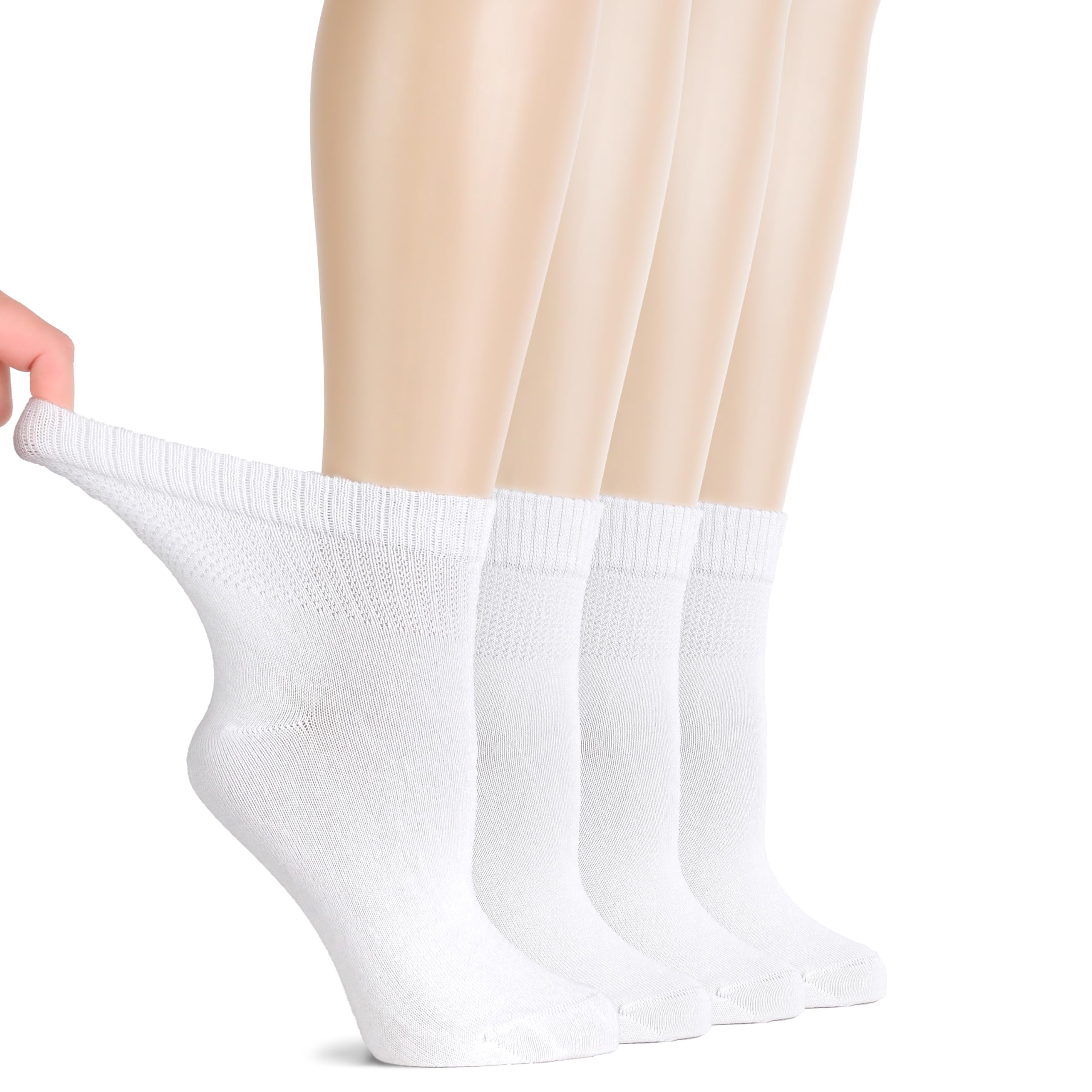 Hugh Ugoli women's diabetic socks with seamless toe for irritation-free daily wear