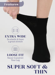 Hugh Ugoli seamless toe design for irritation-free wear all day.