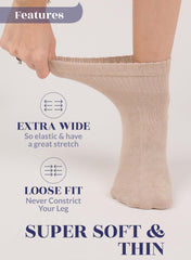 Hugh Ugoli seamless toe closeup highlighting smooth finish for sensitive feet.