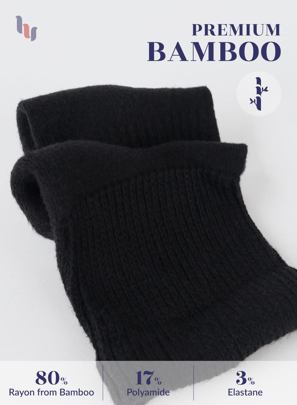 Hugh Ugoli micromesh breathable cotton keeps feet cool.
