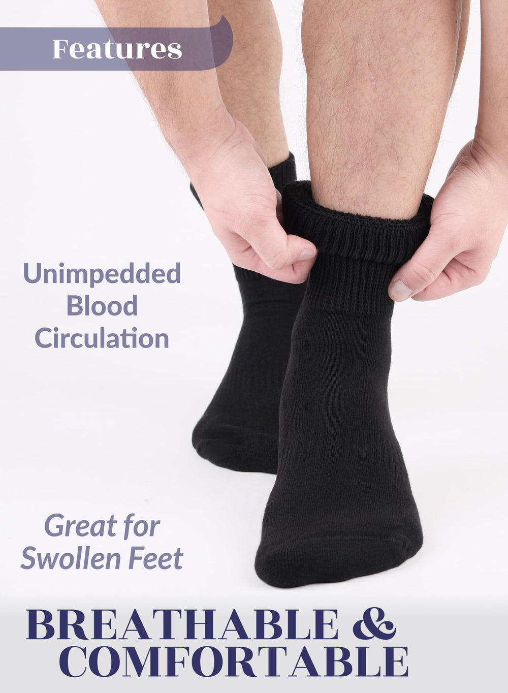 Hugh Ugoli reinforced heel and toe for daily durability.