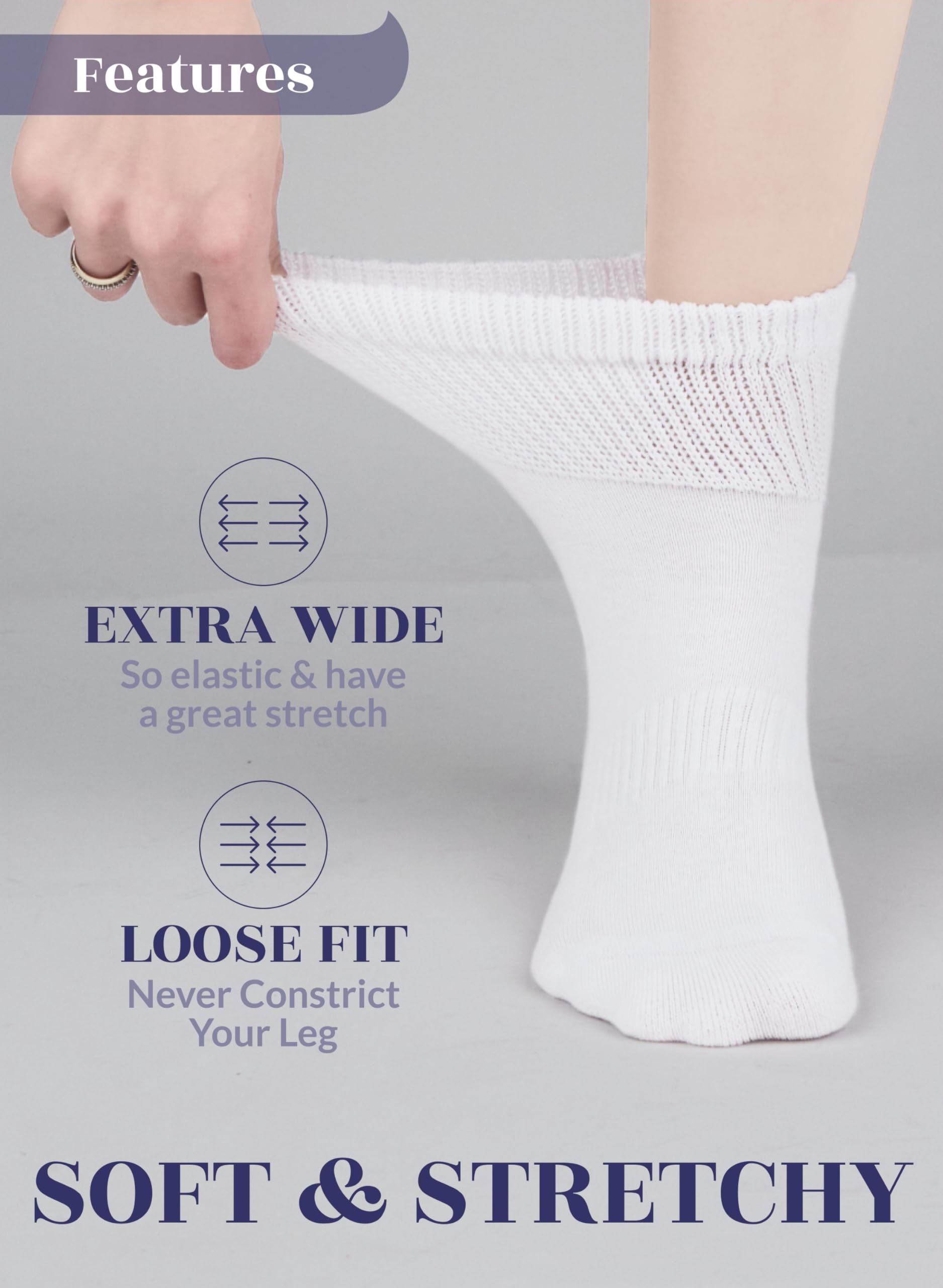 Hugh Ugoli seamless toe design for irritation-free wear