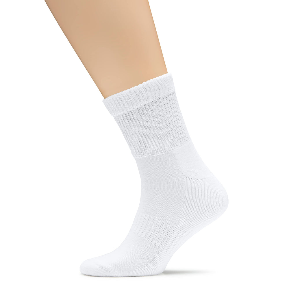 Hugh Ugoli white diabetic ankle socks ideal for all day wear