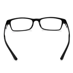 HUIHUIKK myopia glasses lens closeup shows clear plastic lenses.
