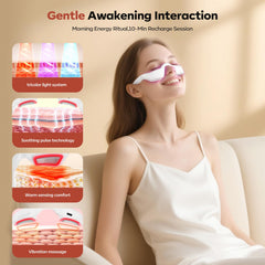 HuixinLine 5-in-1 eye massager glasses purple light relieves tension