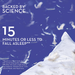 Hum Beauty zzZz melatonin ingredients label highlights vitamin B6 and calcium support