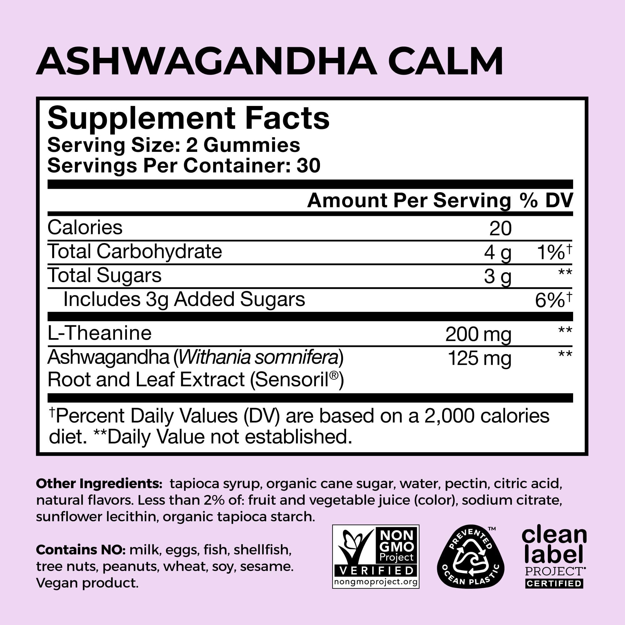 Two gummies serving supports easy daily use in any routine.