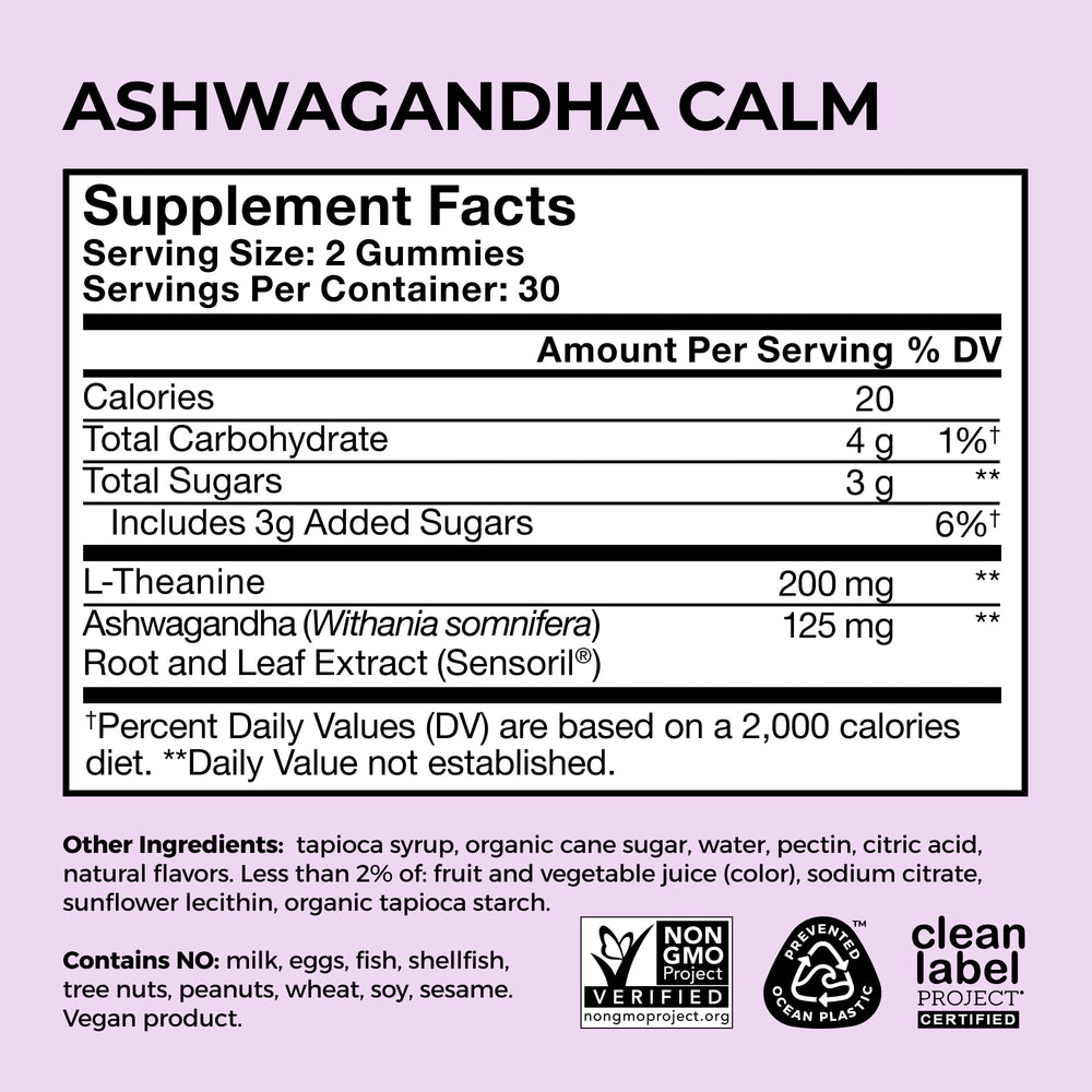 Two gummies serving supports easy daily use in any routine.