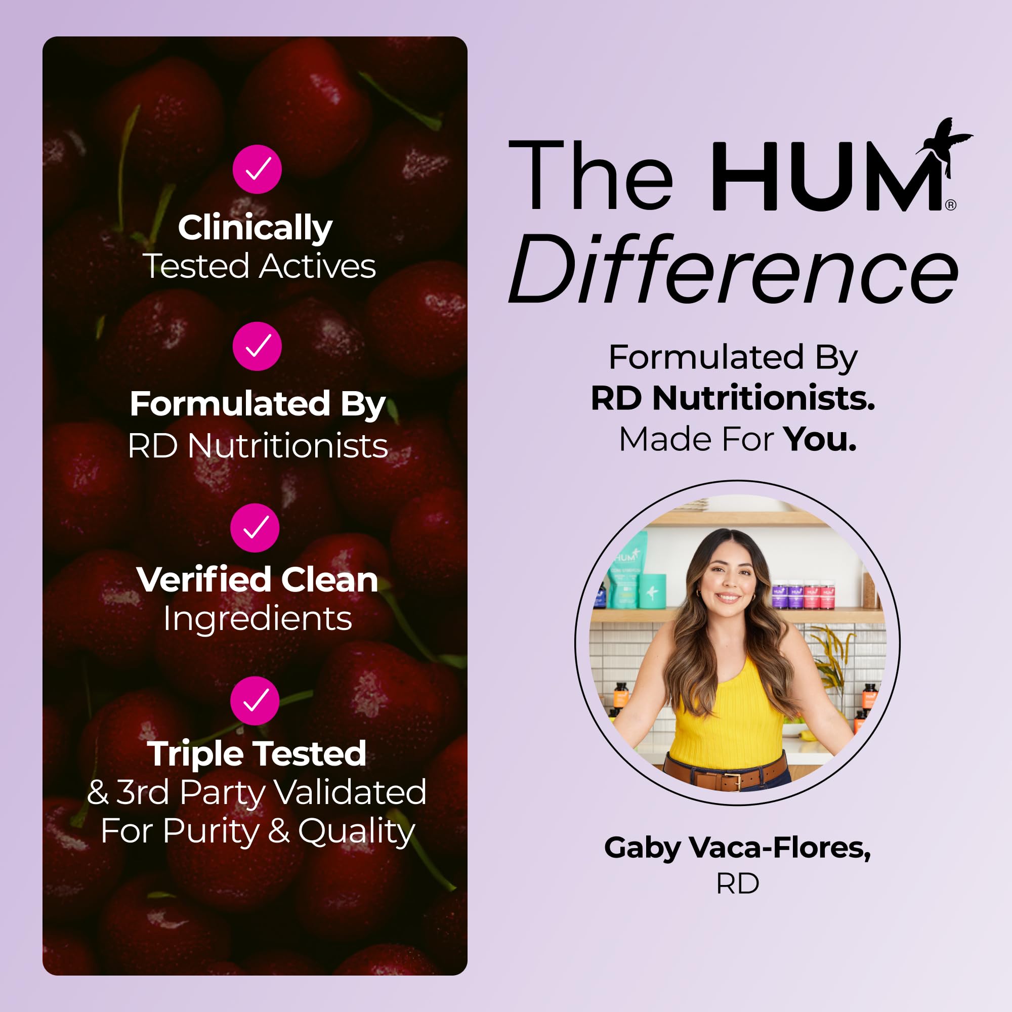 HUM Dream Team beverage ready when stirred into water for a soothing ritual.