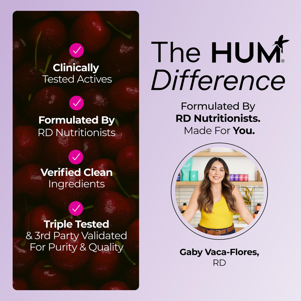 HUM Dream Team beverage ready when stirred into water for a soothing ritual.