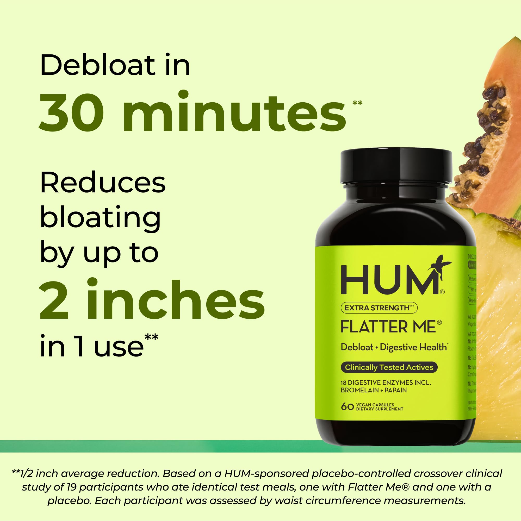 Peppermint leaf highlight signaling refreshing gut soothing notes.