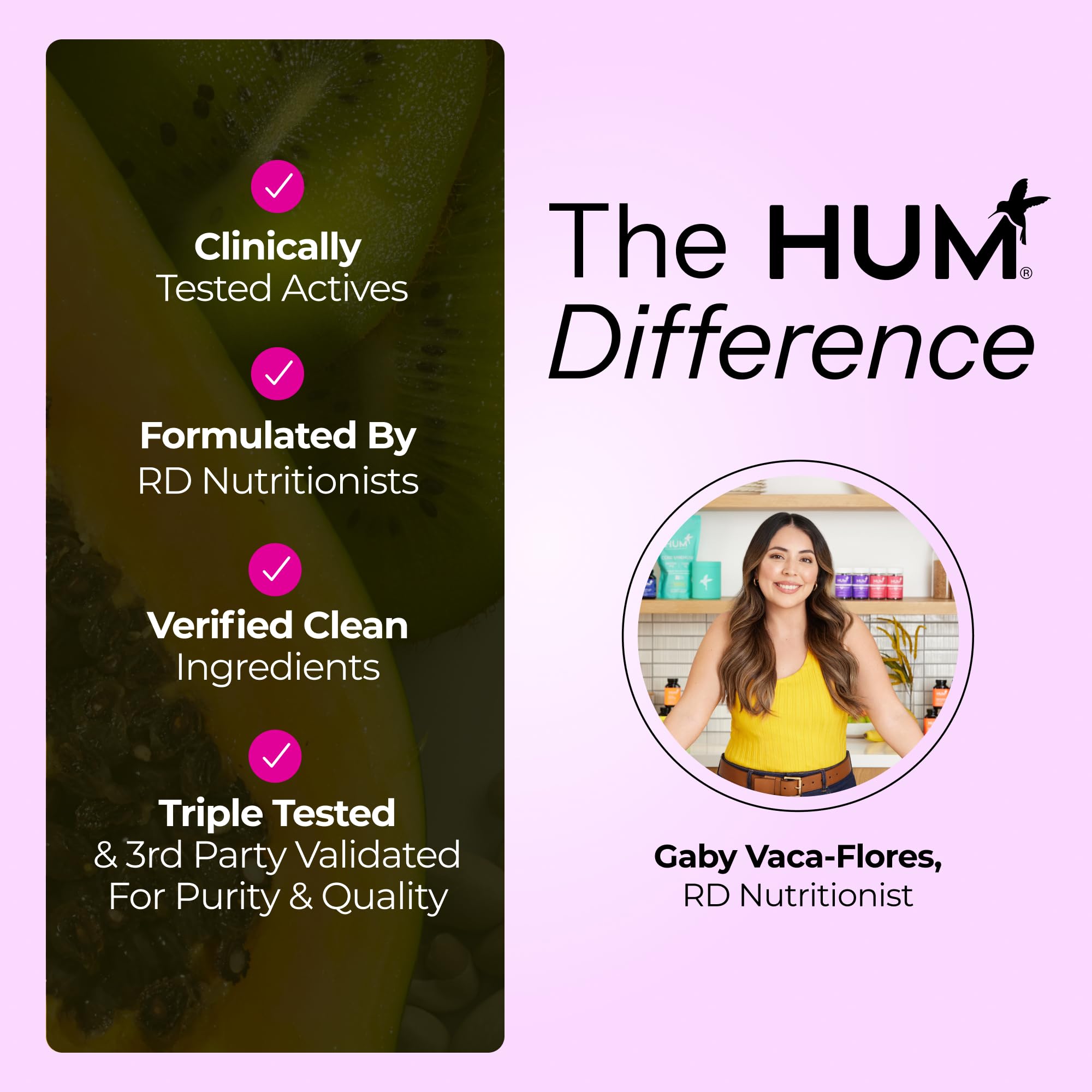 Hum Hormone Balance product with Clean Label Project certification badge