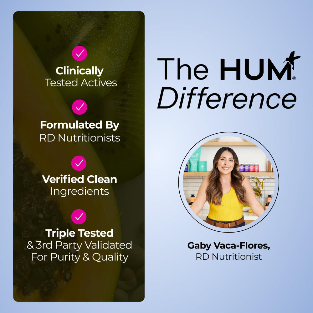 Hum Mighty Night vegan packaging emphasizes clean label and quality