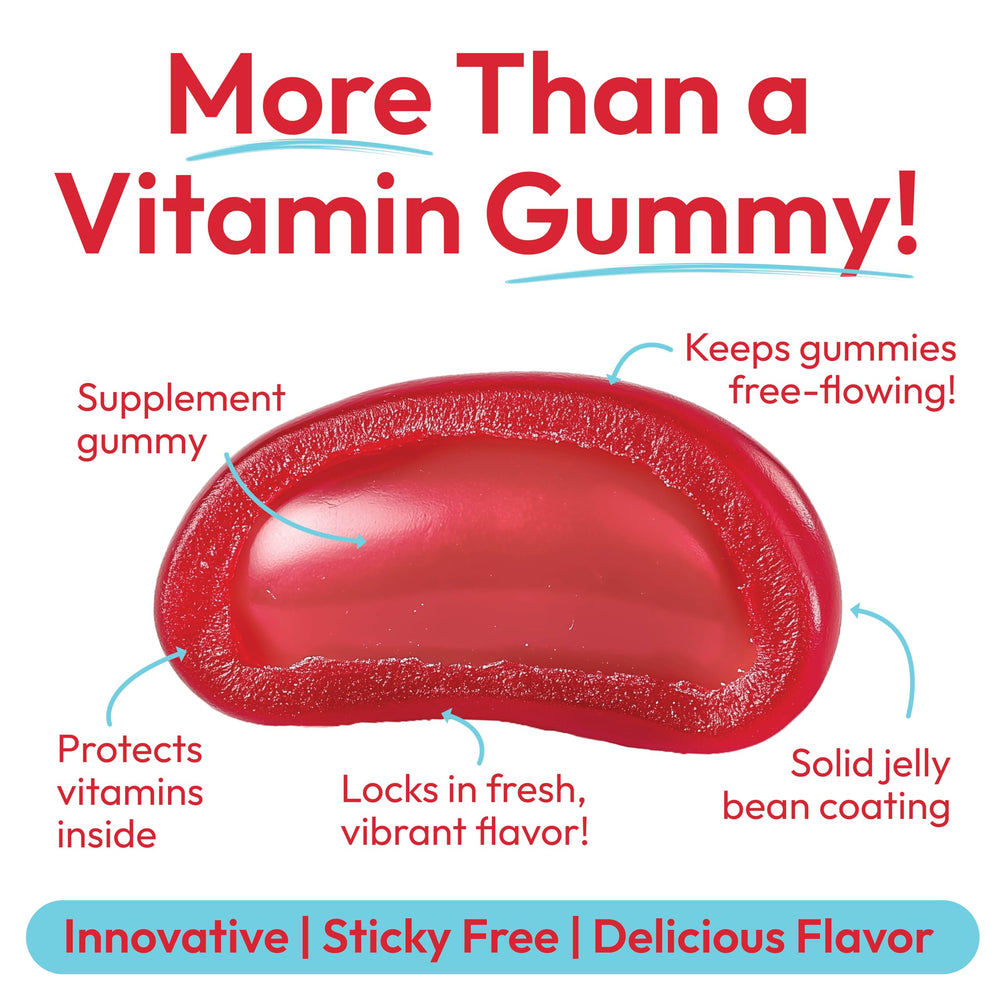 Berry Blast flavored gummies offer a pleasant berry-scented chew experience.