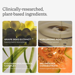 Humann hyaluronic acid detail highlights hydration support within the formula.
