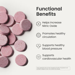 Humann Neo40 tablet on the tongue dissolves quickly for on-the-go dosing.