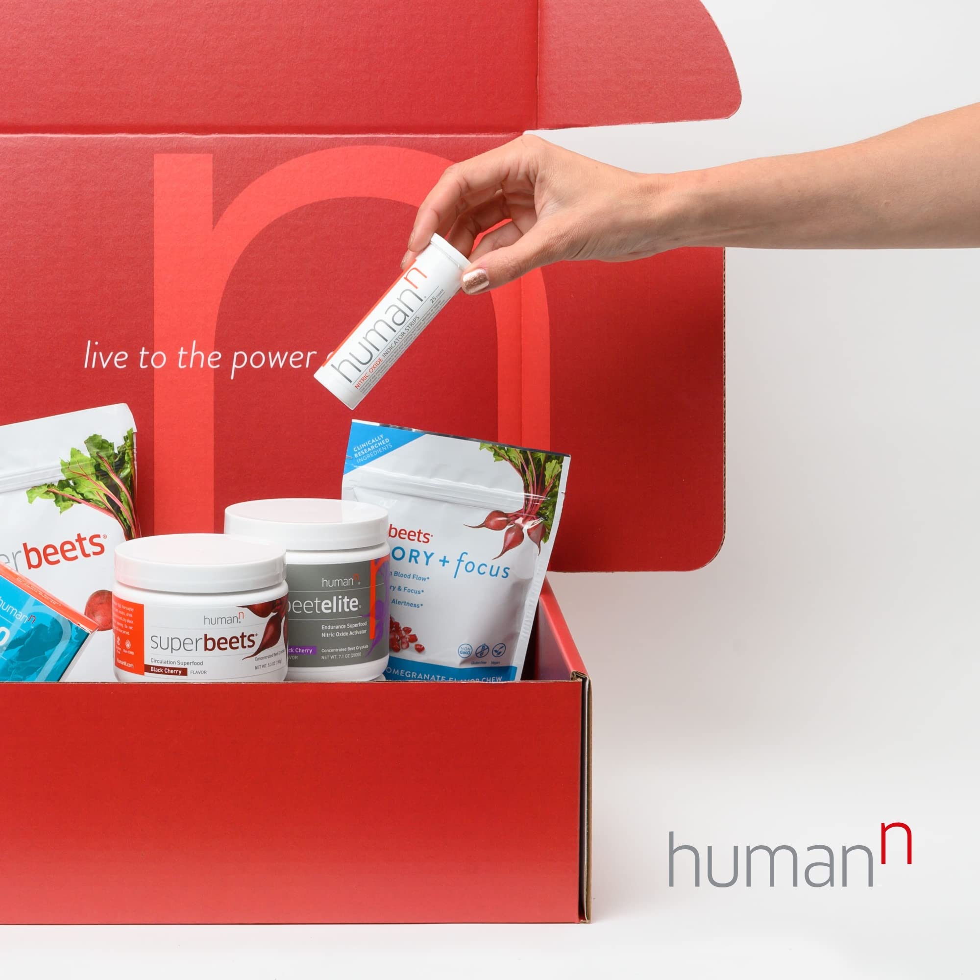 Humann SuperBeets Energy Plus caffeine-boost sip supports focus