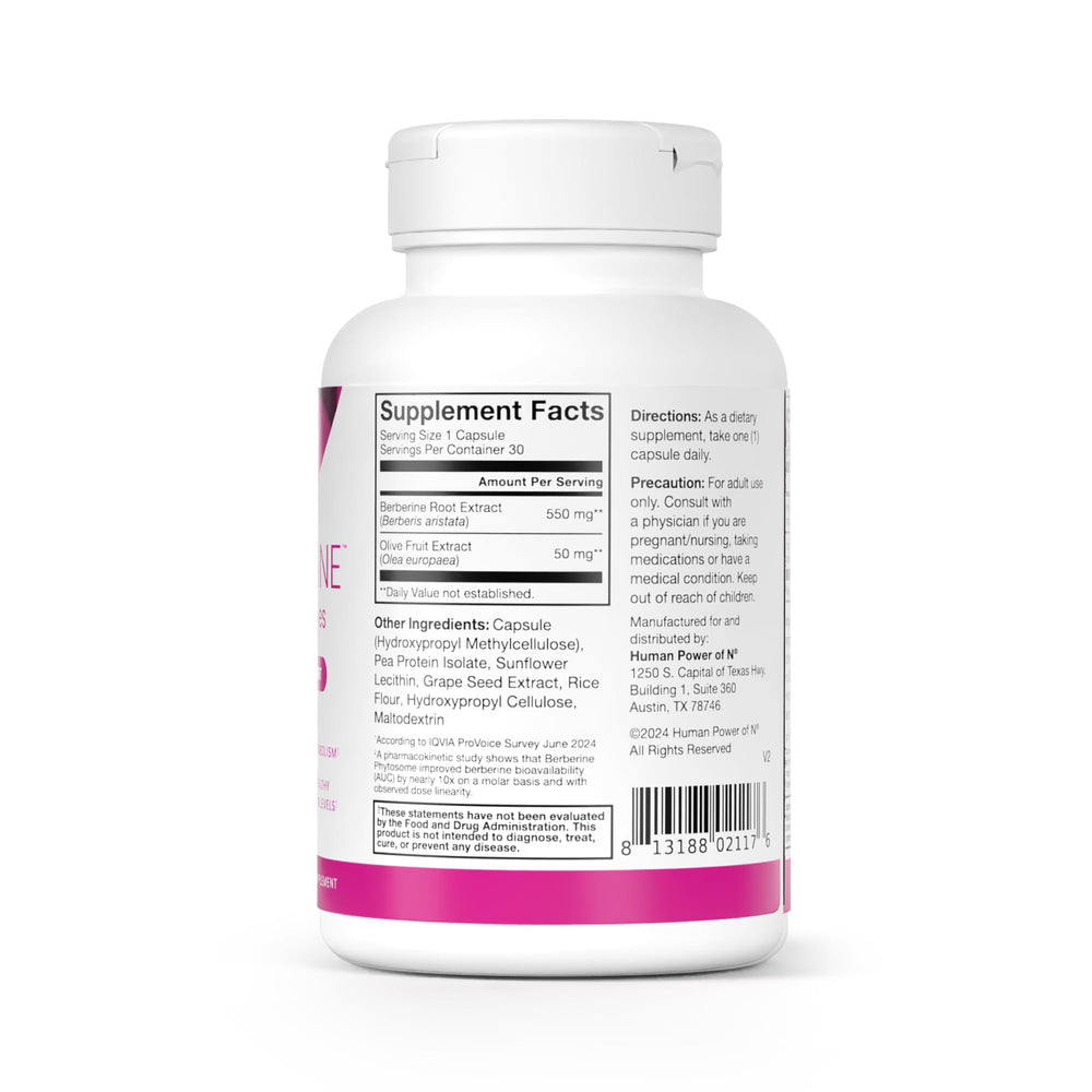 Humann SuperBerine gut tolerability visual hints at gentler berberine experience
